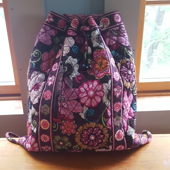 Vera Bradley Handbags - Vera Bradley draw string backpack